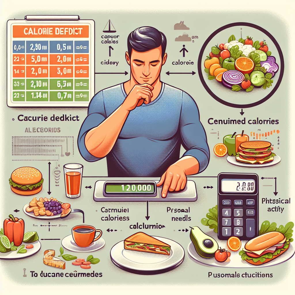 how to calculate calorie deficit