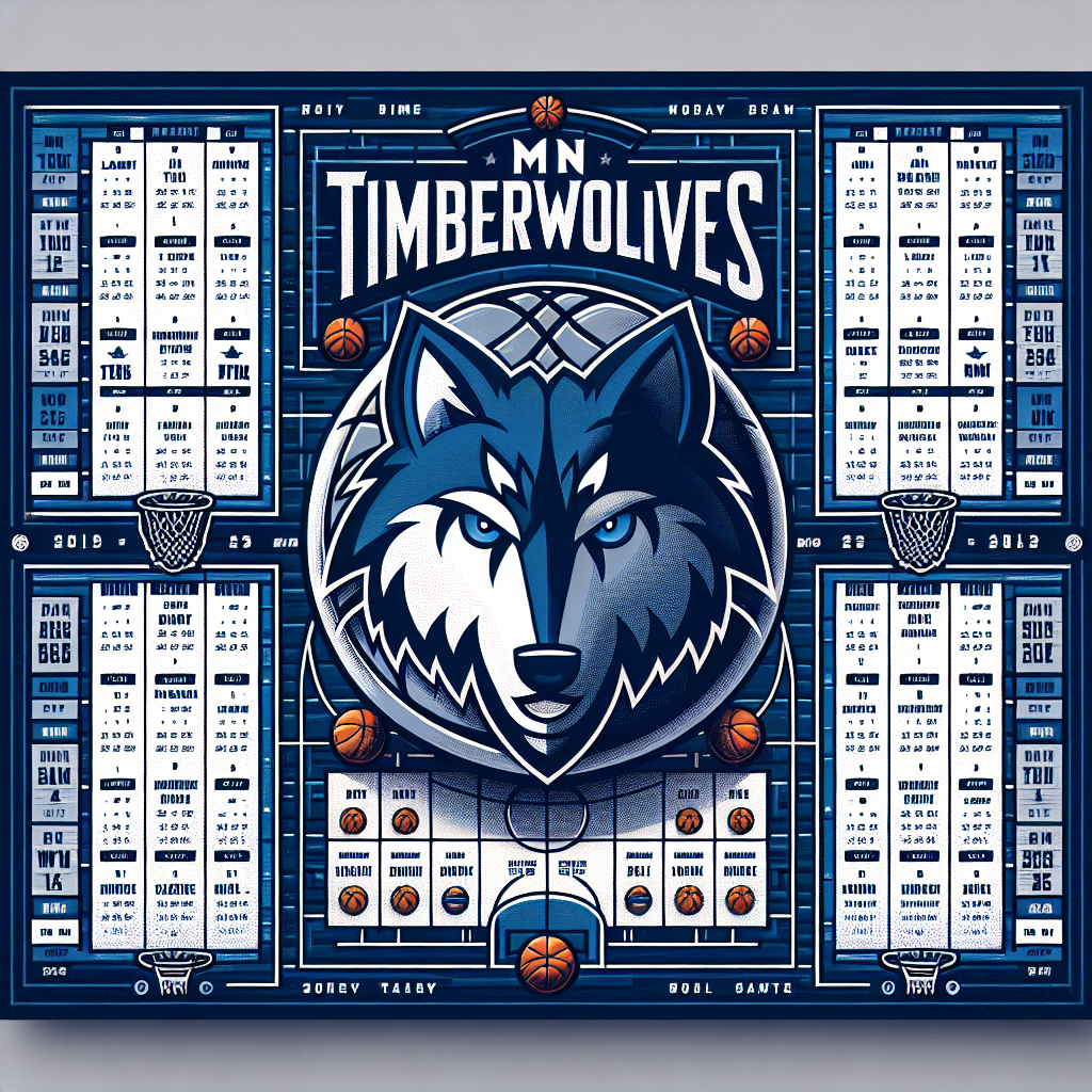 mn timberwolves basketball schedule